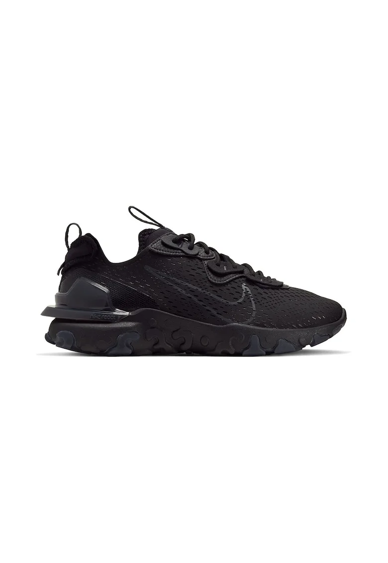 Pantofi sport de plasa tricotata React Vision - Onyx Black