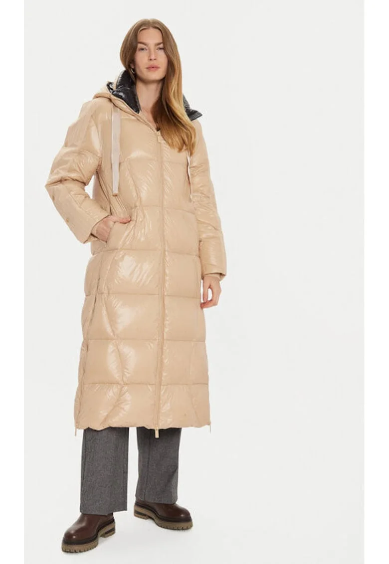 Geaca dama -  304976988 - Nylon - Bej - Bej