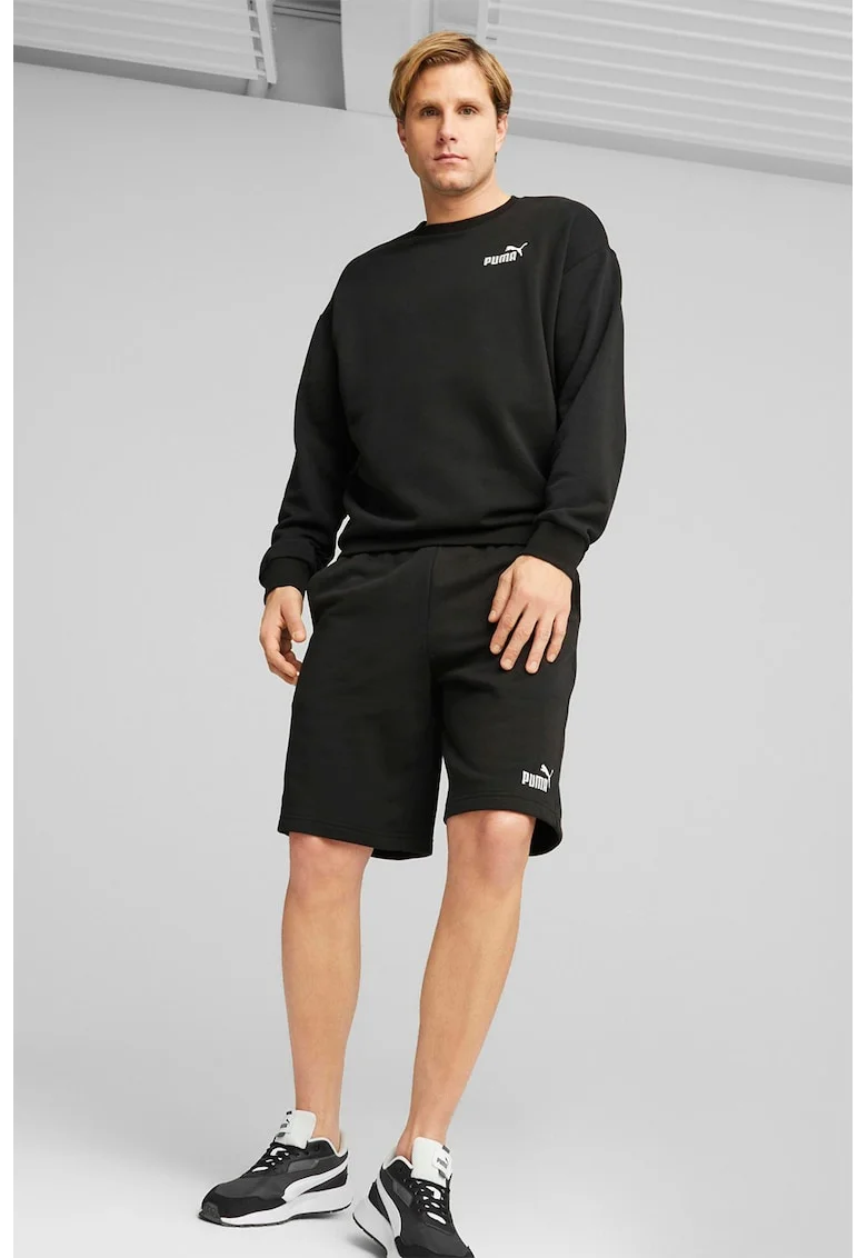 Trening cu imprimeu logo - Negru