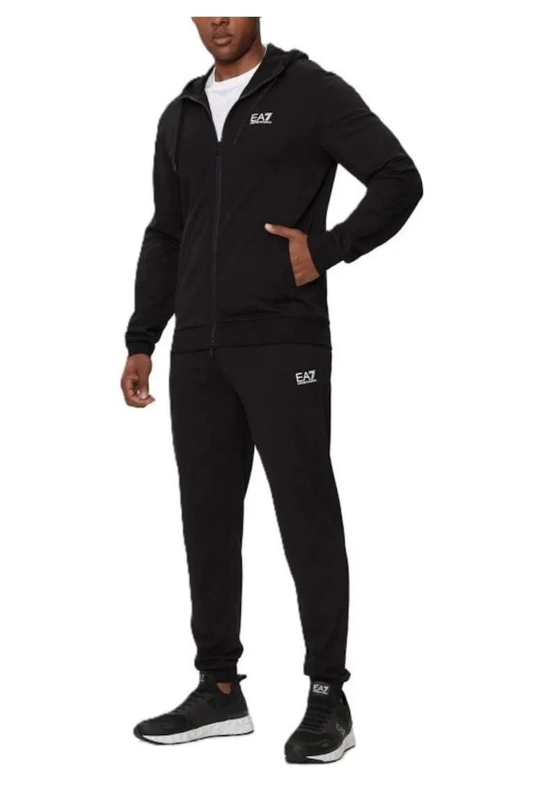 Trening  pentru Barbati - m t-suit hoodie fz ch coft cc - 8NPV63-PJVRZ-1200 - Negru - Negru