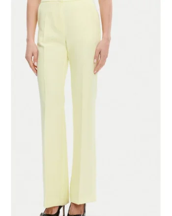Pantaloni dama -  305406507 - Poliester - Galben - Galben