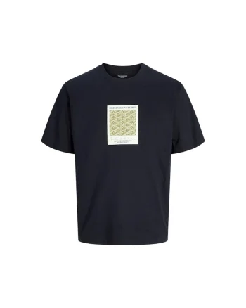 Tricou JACK &JONES Islington AOP 40205 - Negru