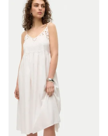 Rochie dama -  Alb - Bumbac