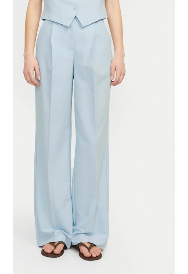 Pantaloni dama -  304703102 - Poliester/Viscoza - Albastru - Albastru