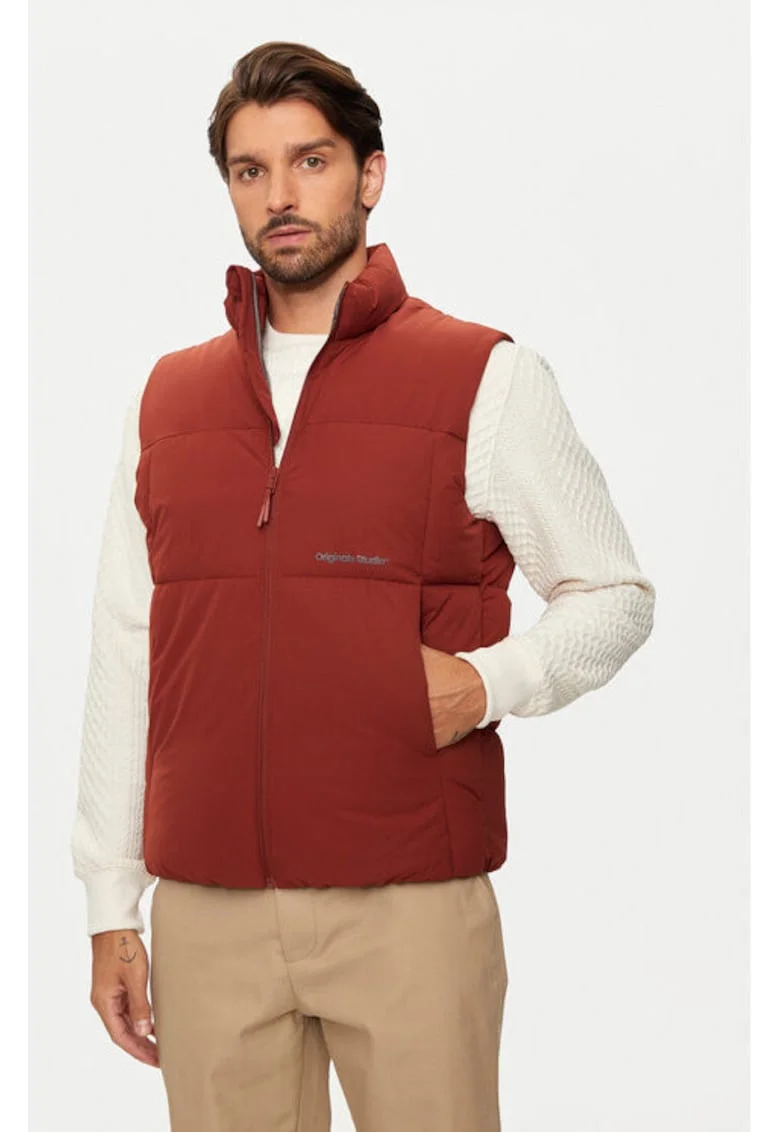 Vesta barbati -  304516481 - Poliester reciclat/Poliester - Maro - Maro