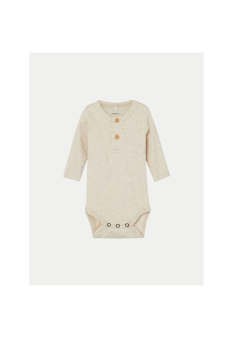 Body baieti -  304434044 - Bumbac organic/Modal - 56 CM - Bej