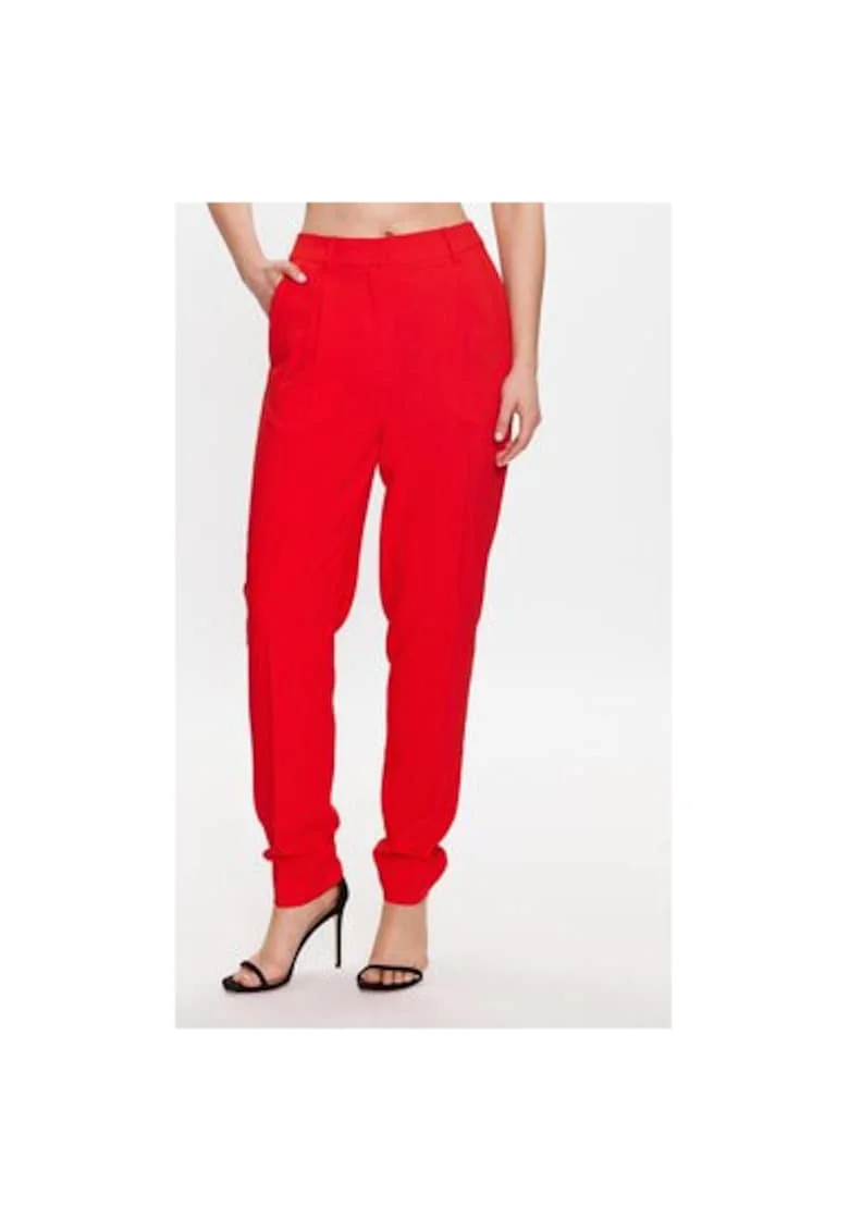 Pantaloni dama -  302774708 - Poliester reciclat/Viscoza - Negru - Negru