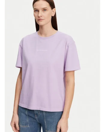 Tricou dama -  304884689 - Bumbac organic - Violet - Violet