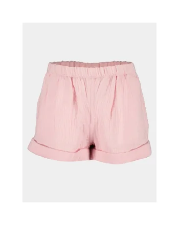 Pantaloni scurti fete -  303573409 - Roz - Bumbac