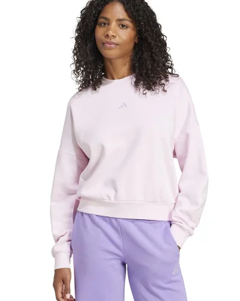 Bluza de trening lejera cu captuseala calduroasa - Roz pastel