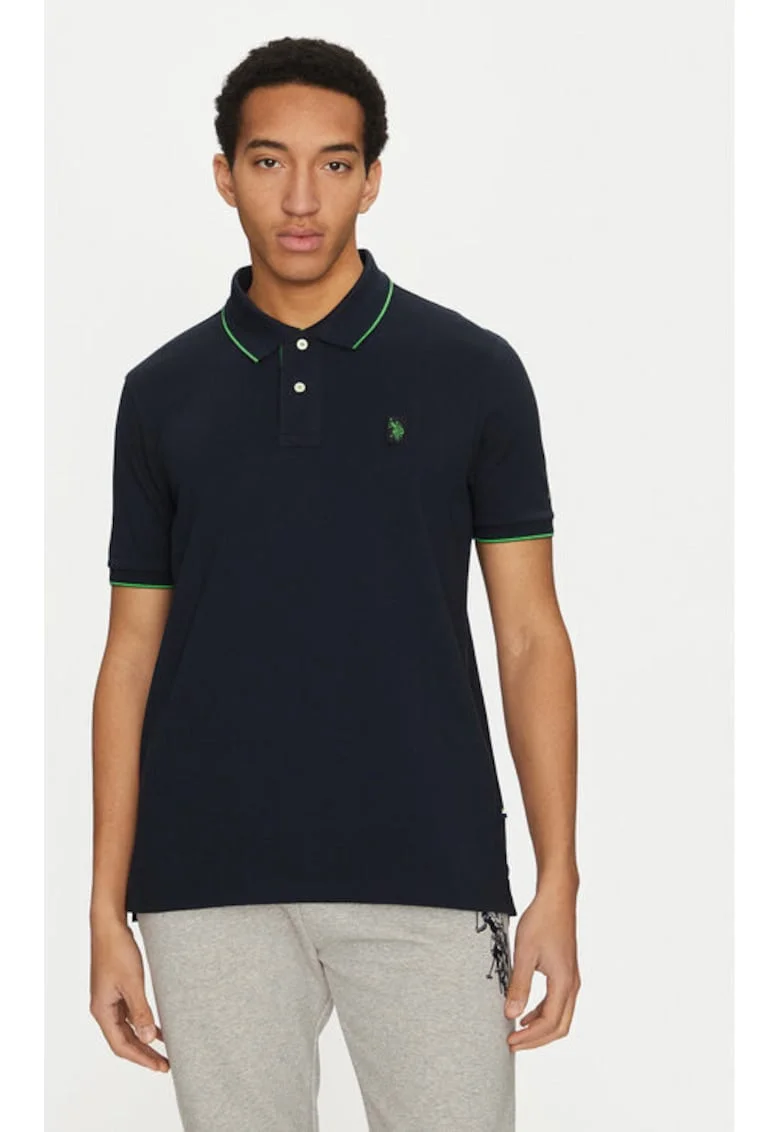 Tricou barbati -  305230348 - Bumbac organic - Albastru - Albastru