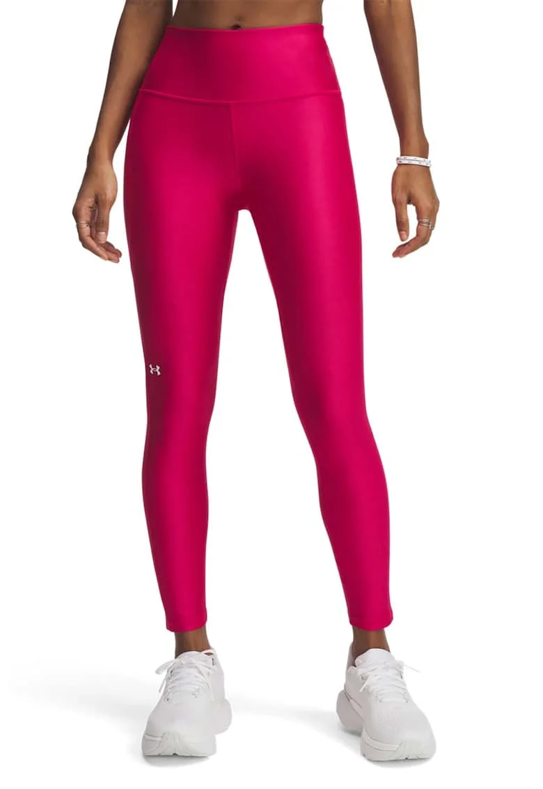 Colanti crop pentru antrenament Tech - Roz zmeuriu
