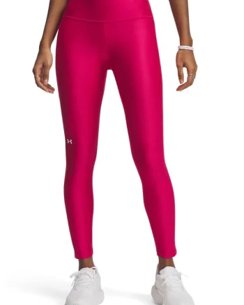 Colanti crop pentru antrenament Tech - Roz zmeuriu
