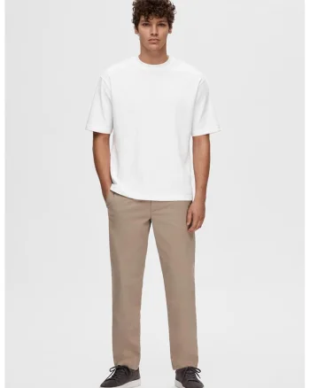 Tricou supradimensionat cu maneci cazute Oscar - Alb