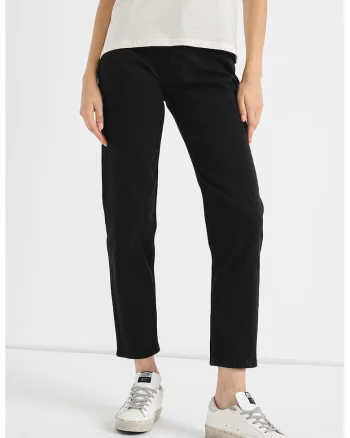 Blugi mom fit Noe - Negru stins