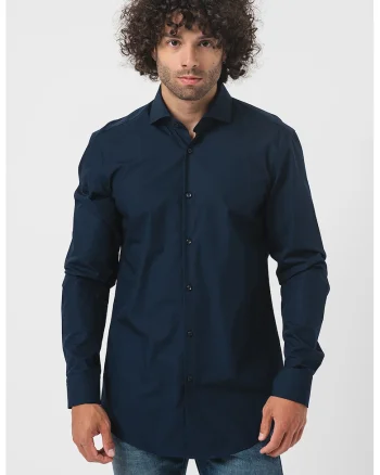Camasa slim fit Jason - Bleumarin