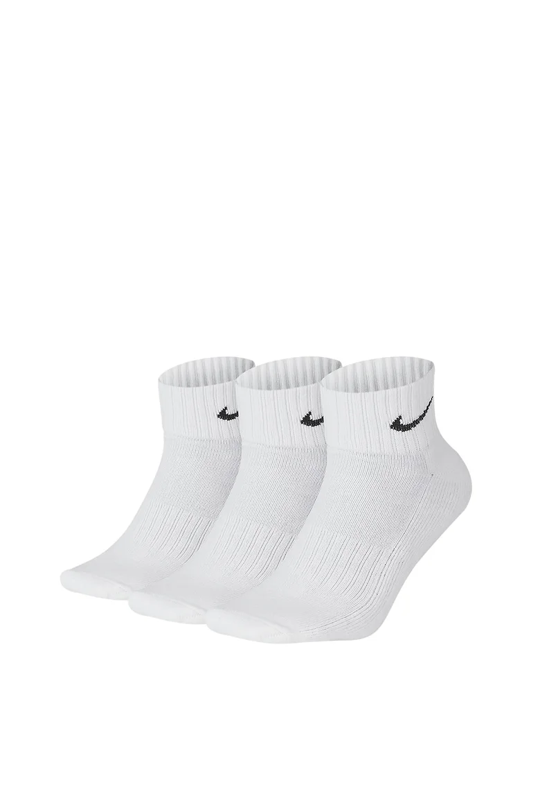 Sosete unisex  3PPK Value Cotton Quarter - Negru/Alb optic