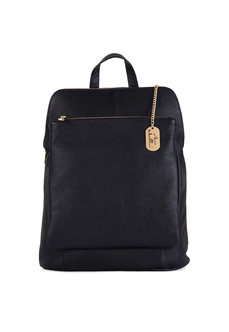 Rucsac de piele cu model convertibil Nora - Bleumarin