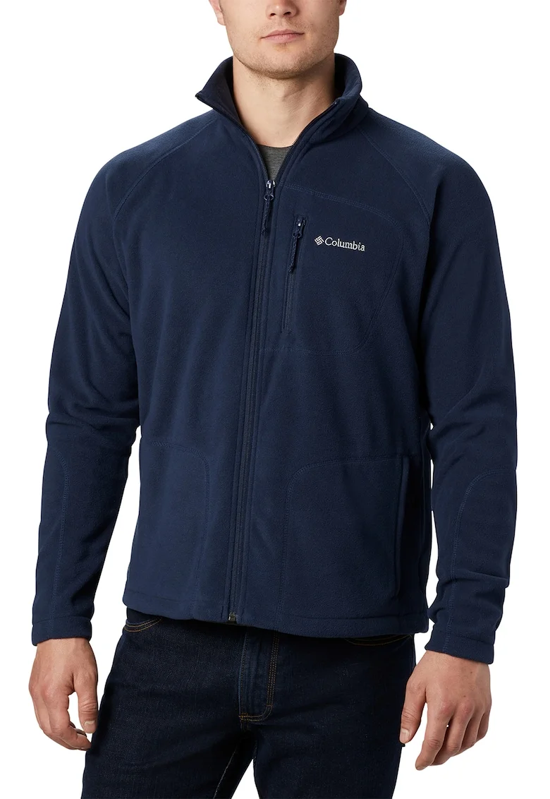 Bluza din fleece cu fermoar pentru trekking Fast Trek™ II - Bleumarin