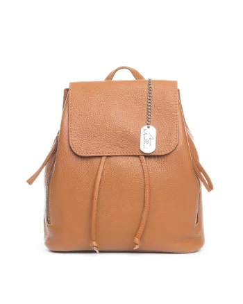 Rucsac de piele Claire - Caramel