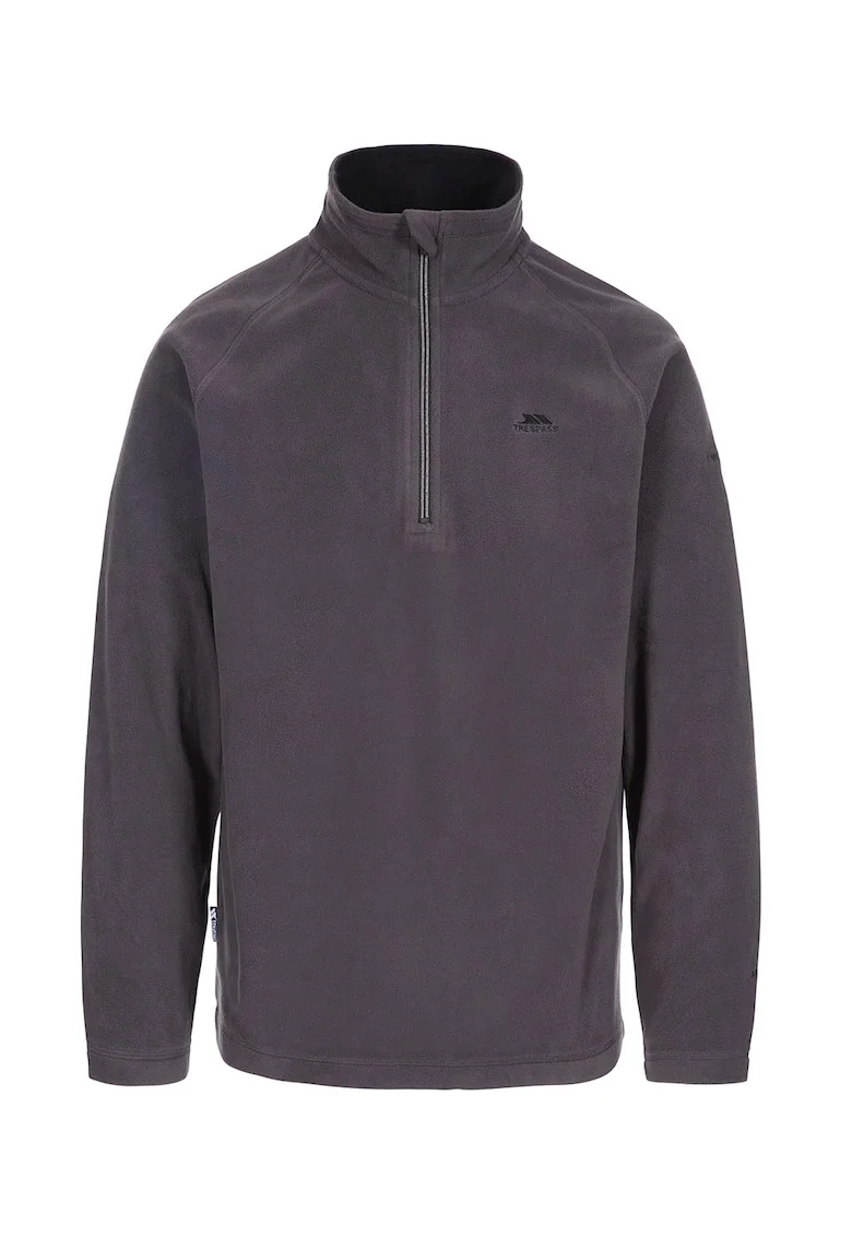 Bluza din material microfleece cu fenta cu fermoar Blackford - Grej inchis - Gri inchis -