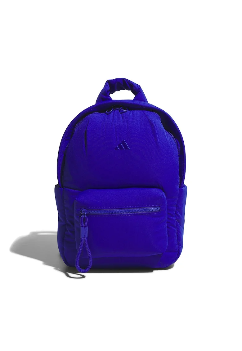 Rucsac din material textil cu fermoar si barete ajustabile - Albastru royal