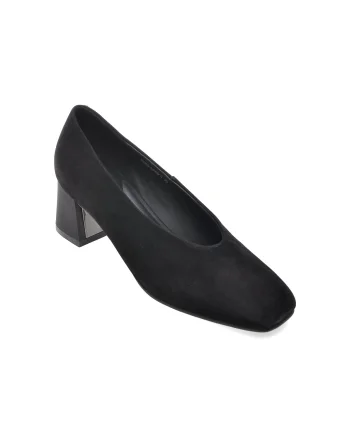 Pantofi eleganti EPICA negri, 3089, din piele intoarsa