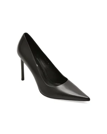 Pantofi eleganti EPICA PREMIUM negri, 26155, din piele naturala