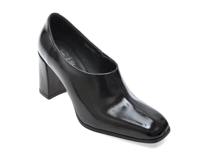 Pantofi eleganti FLAVIA PASSINI negri, 3181, din piele naturala lacuita
