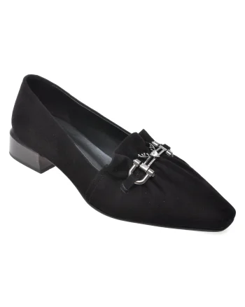 Pantofi eleganti EPICA negri, 354021, din piele intoarsa
