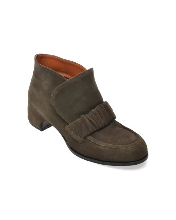 Ghete EPICA kaki, 3642702, din piele intoarsa