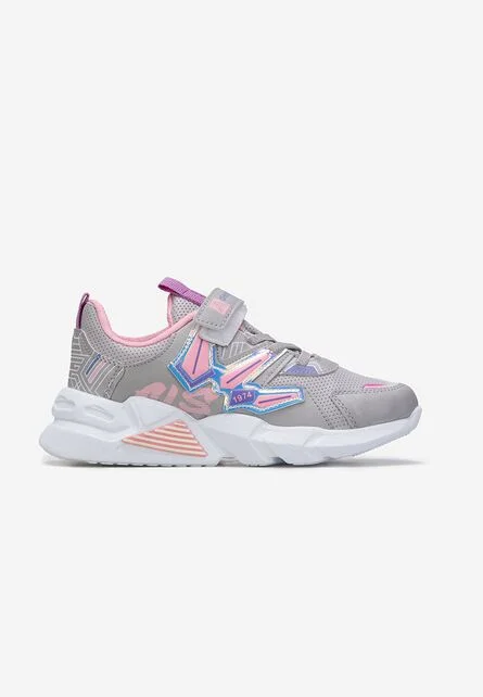 Sneakers fete gri Abatia