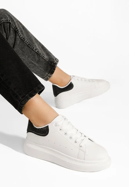 Sneakers dama Almenira albi