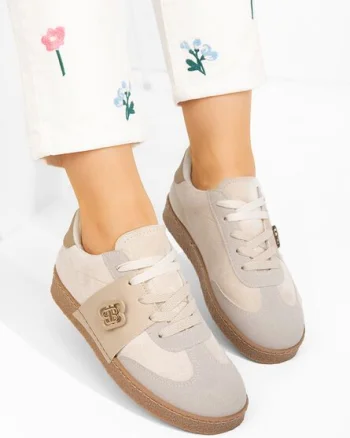 Sneakers dama Kathea bej