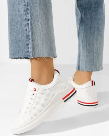 Sneakers dama Coretta albi