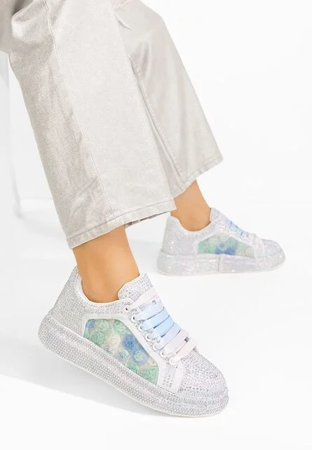 Sneakers dama Florri albi