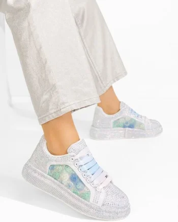 Sneakers dama Florri albi