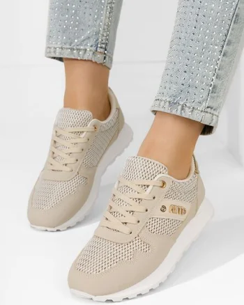Sneakers dama Satina bej