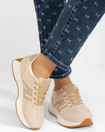 Sneakers dama Karole bej