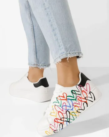 Sneakers dama Carlina V2 albi