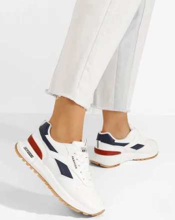 Sneakers dama Lavonna albi