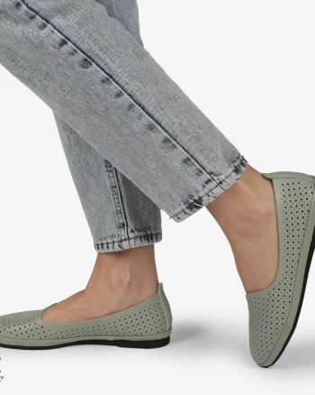 BALERINI dama din Piele naturala PERFORATA SLIP-ON CRL1358 BARILLA