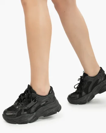 SNEAKERS DAMA din textil si Piele Ecologica CRL0834