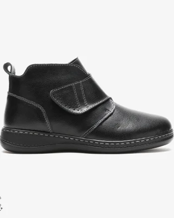 GHETE DAMA DIN PIELE NATURALA CRL0681 Negre