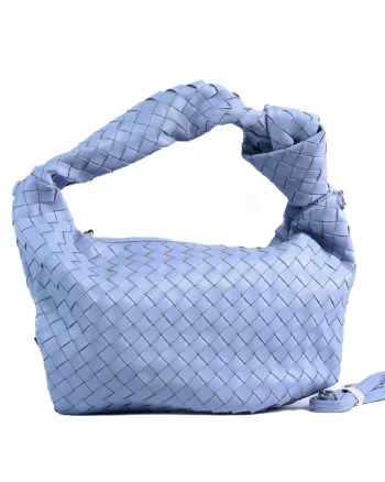 GEANTA CLASICA DIN PIELE ECOLOGICA CRL M2661 ALBASTRU