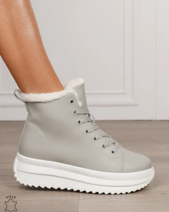Ghete Dama IMBLANITE DIN Piele Naturala CRL1298 BARILA