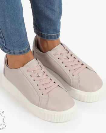 Pantofi Casual de dama din Piele Naturala CRL1222 MOV