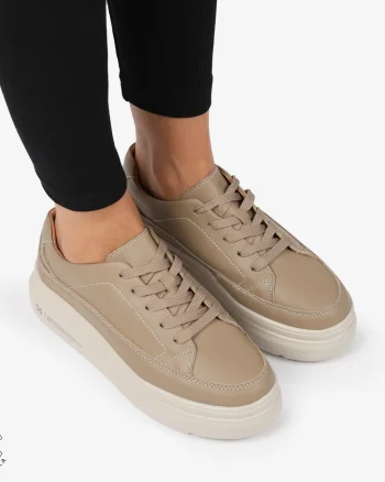 Pantofi CASUAL PIELE NATURALA CRL1271 khaki
