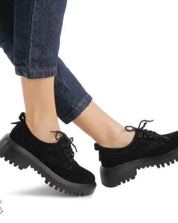 Pantofi casual piele naturala intoarsa CRL885