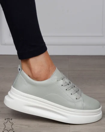 Pantofi Casual dama din Piele Naturala CRL1055 CULOARE: BARILLA